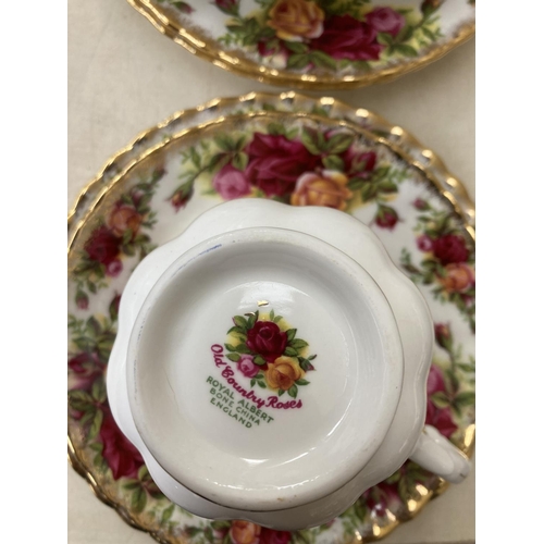 40A - A collection of Royal Albert Old Country Roses china to include five teacups, six saucers etc.