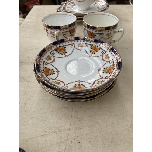 49 - A collection of early 20th century Chapmans Longton Ltd Imari style standard china