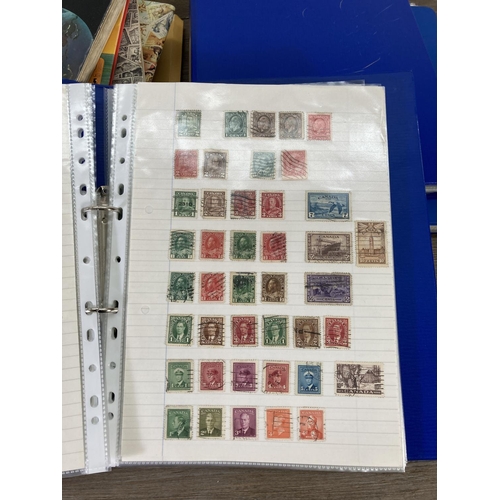 142 - A large collection of antique and vintage stamps to include France, Netherlands, Finland, Denmark et... 