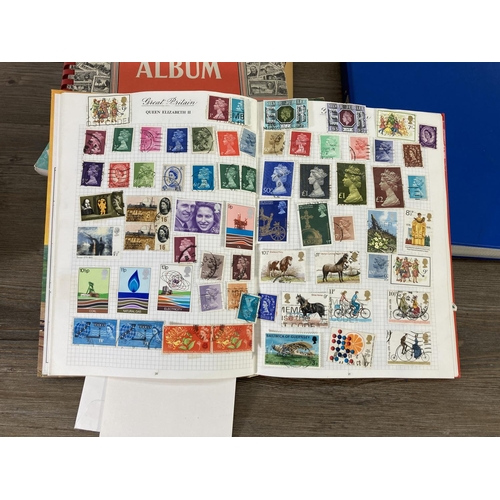 142 - A large collection of antique and vintage stamps to include France, Netherlands, Finland, Denmark et... 