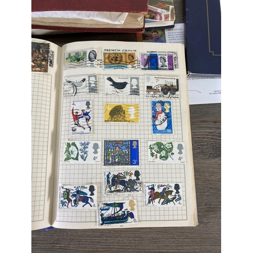 144 - A large collection of antique and vintage stamps to include Great Britain, United States of America,... 