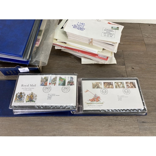 146 - A large collection of First Day Covers to include Police, British Birds, famous people etc.