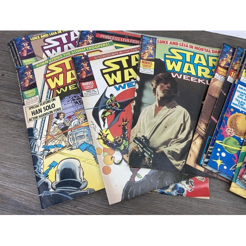 159 - A collection of 1970s Star Wars Weekly comics, issues ranging from no. 77 - 117