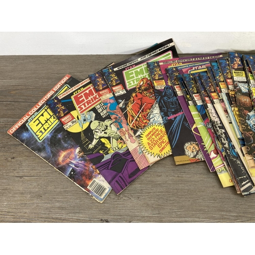 160 - A collection of late 1970s/early 1980s Star Wars The Empire Strikes Back comics, issues ranging from... 