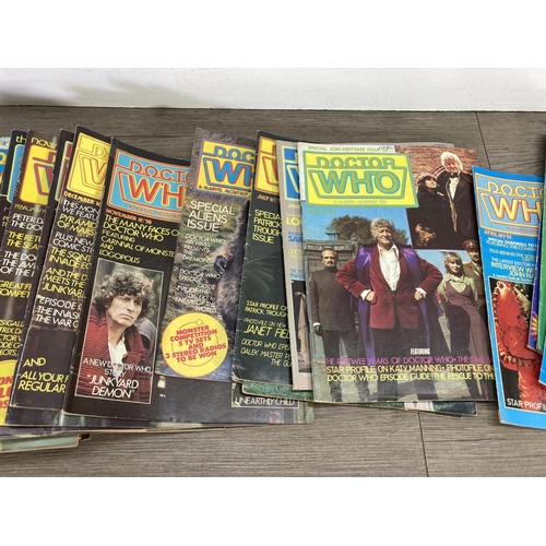 162 - A collection of vintage Doctor Who comics, issues ranging from no. 47 - 97