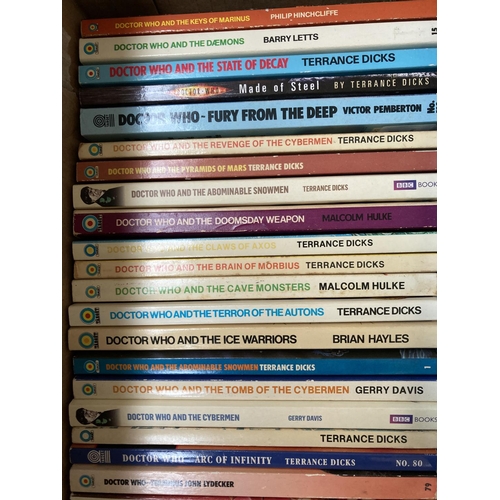 166 - A collection of vintage Doctor Who books