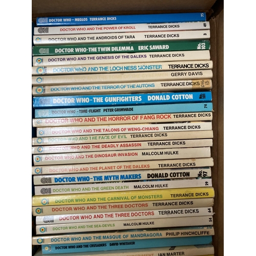 166 - A collection of vintage Doctor Who books