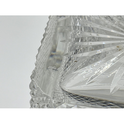 21 - An Edinburgh Crystal Thistle pattern decanter - approx. 27cm high