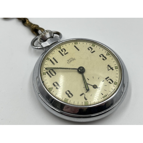 1221 - A vintage Smiths Empire hand wind pocket watch