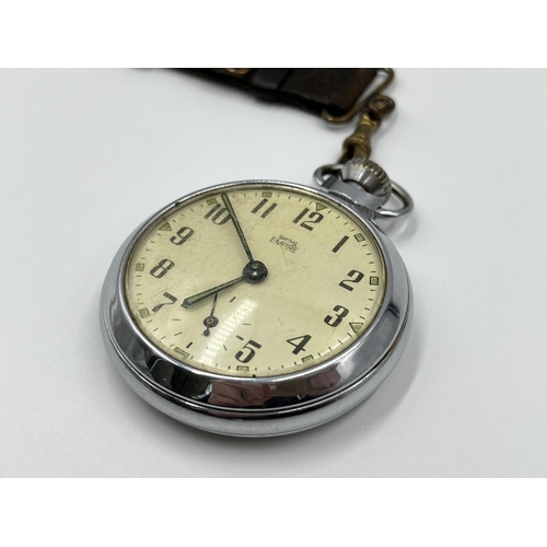 1221 - A vintage Smiths Empire hand wind pocket watch