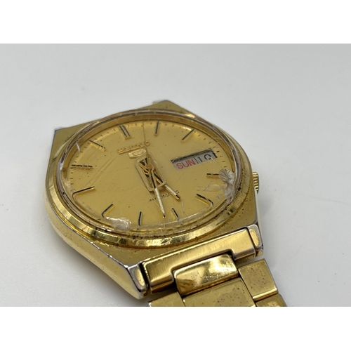 1223 - Two Seiko automatic men's wristwatches