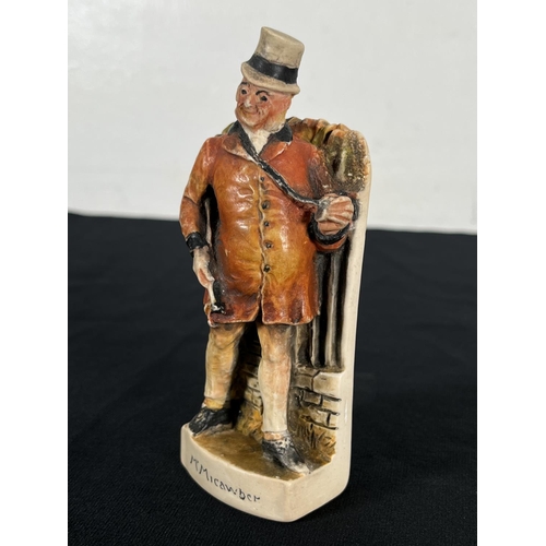 177 - A Bossons Ivorex Mr Micawber 13cm figurine
