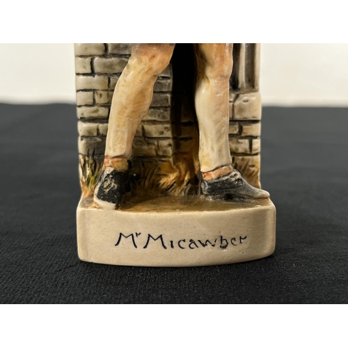 177 - A Bossons Ivorex Mr Micawber 13cm figurine