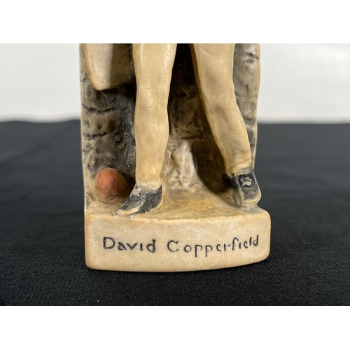 189 - A Bossons Ivorex David Copperfield 13cm figurine