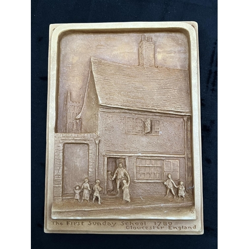 198 - A collection of Bossons and Osborne & Co. Ivorex wall plaques to include The Old Gaol Bedford, The F... 