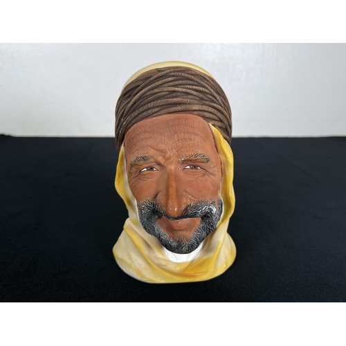 211 - Five Bossons chalkware head wall masks and ornaments comprising Lords of The Desert, Abdhul, Morocca... 