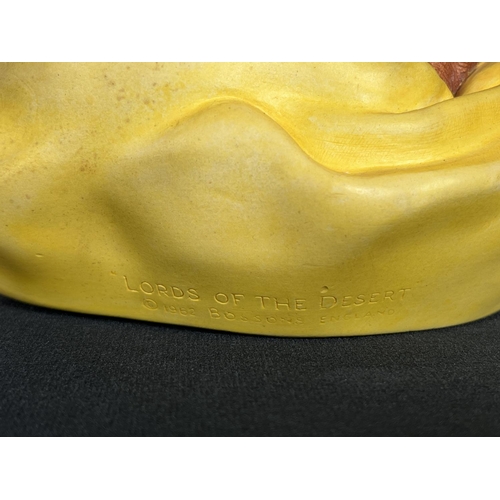 211 - Five Bossons chalkware head wall masks and ornaments comprising Lords of The Desert, Abdhul, Morocca... 