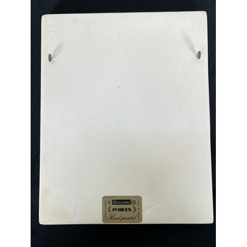 216 - A Bossons Ivorex 'Yankee Doodle' The Spirit of '76 chalkware wall plaque