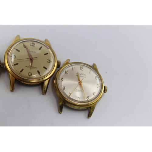 2158 - Four vintage mechanical men's wristwatchs to include Everite 'Super Slender', Avia etc.