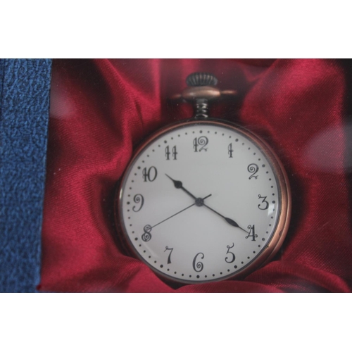 2181 - A collectoin of collectors quartz pocket watches to include Steam Train themes, Eagle themes etc.