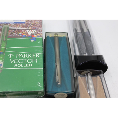 2264 - Fourteen assorted Parker rollerball/felt pens