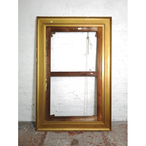 1054 - A 19th century gilt picture frame - approx. 150cm wide x 100cm high