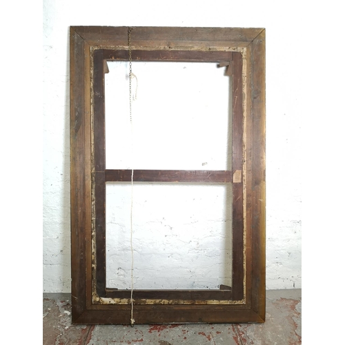 1054 - A 19th century gilt picture frame - approx. 150cm wide x 100cm high