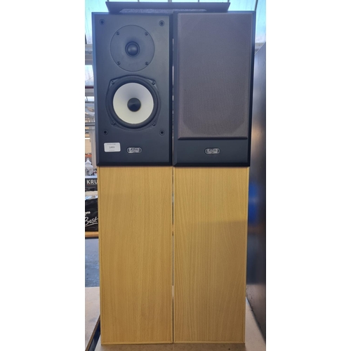 1493 - A pair of Acoustic Energy Ltd Aegis Two 6Ω two way floor standing hi-fi speakers