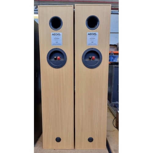 1493 - A pair of Acoustic Energy Ltd Aegis Two 6Ω two way floor standing hi-fi speakers