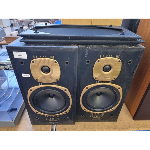 1494 - A pair of Tannoy Eclipse gold edition two way bookshelf hi-fi speakers