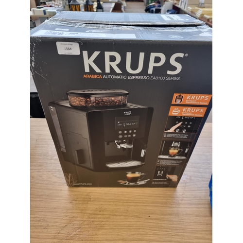 1564 - A boxed Krups EA817040 Quattro Force fully automatic coffee machine