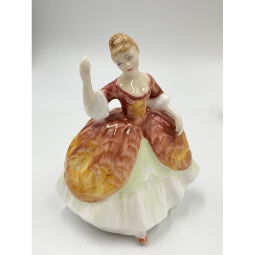 1175 - Four Royal Doulton miniature lady figurines, Kirsty - HN 3743, Buttercup - HN 3268, Sunday Best - HN... 