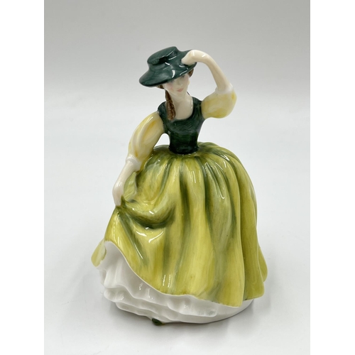 1175 - Four Royal Doulton miniature lady figurines, Kirsty - HN 3743, Buttercup - HN 3268, Sunday Best - HN... 