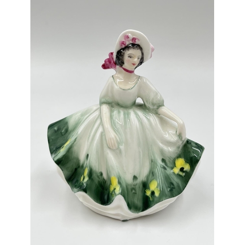 1175 - Four Royal Doulton miniature lady figurines, Kirsty - HN 3743, Buttercup - HN 3268, Sunday Best - HN... 