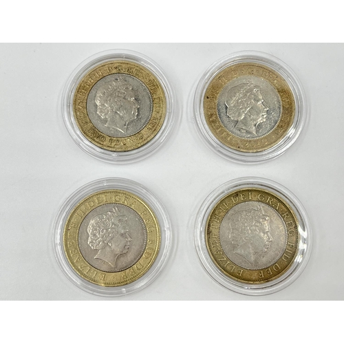 2266 - Forty four British commemorative coins to include fourteen £2 coins, The Royal Mint Beatrix Potter 1... 