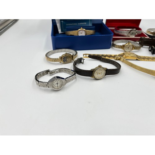 2174A - A collection of women's wristwatches to include Rotary, Seiko, Sekonda, Oris, Avia etc.