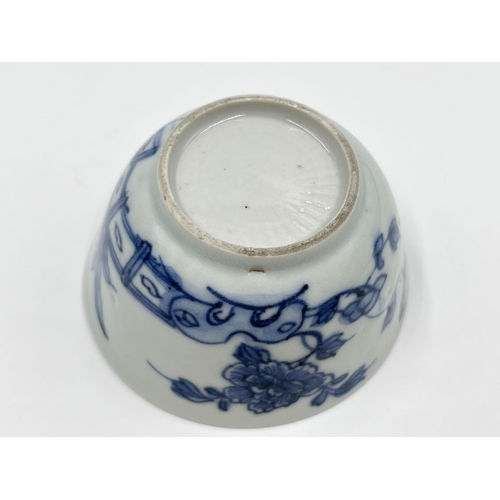 256 - Three pieces of Chinese blue and white ceramics, two 19th century 18cm baluster vases with Kangxi re... 