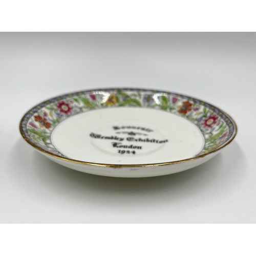 260 - An Aynsley 'The Cup of Knowledge' Souvenir Wembley Exhibition London 1924 cup and saucer - Rd no. 70... 