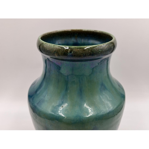 266 - A Dicker Ware glazed studio pottery vase - approx. 25cm high