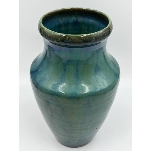 266 - A Dicker Ware glazed studio pottery vase - approx. 25cm high