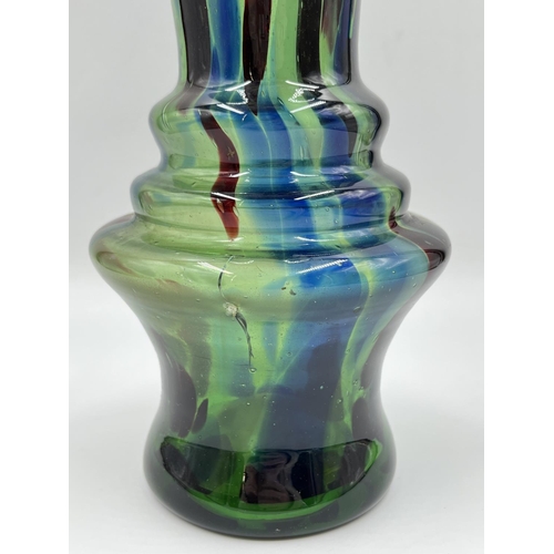 270 - A Murano style art glass vase - approx. 35cm high