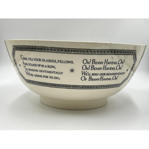 312 - A Wedgwood The West Point bowl - approx. 14cm high x 31cm diameter