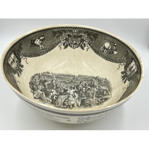 312 - A Wedgwood The West Point bowl - approx. 14cm high x 31cm diameter