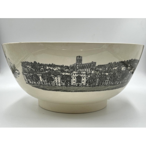 312 - A Wedgwood The West Point bowl - approx. 14cm high x 31cm diameter