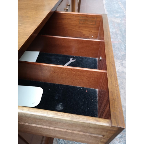 29 - A mid 20th century Wrighton walnut sideboard - approx. 95cm high x 138cm wide x 45cm deep