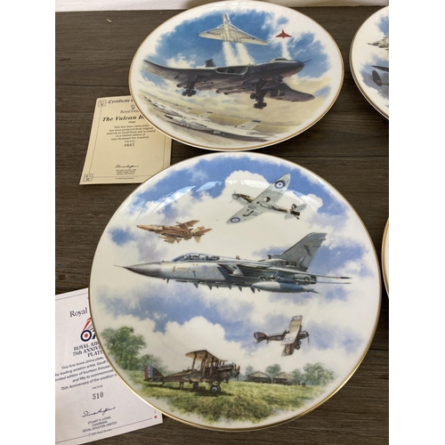 374 - Six Royal Doulton limited edition collector's plates with certificates of authenticity to include Fi... 