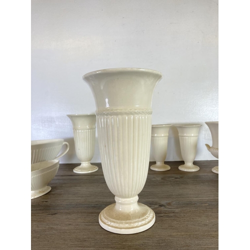 379 - Ten Wedgwood Edme vases - largest approx. 29cm high