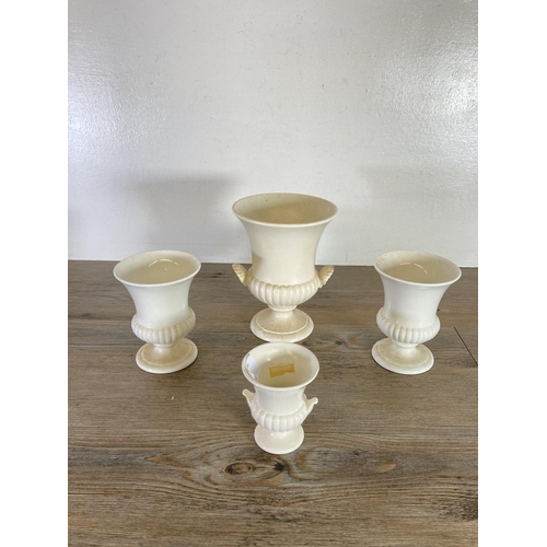 379 - Ten Wedgwood Edme vases - largest approx. 29cm high