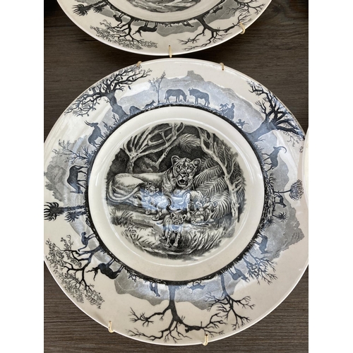 412 - Eight Wedgwood Kruger National Park collector's plates