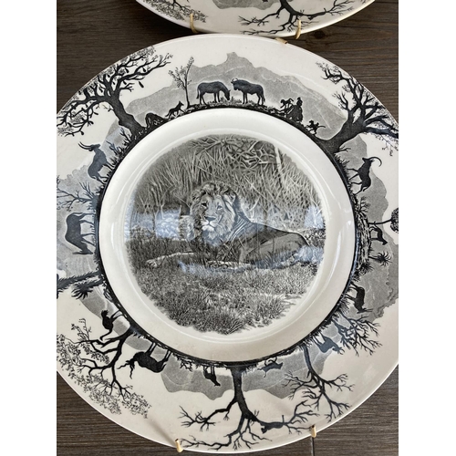 412 - Eight Wedgwood Kruger National Park collector's plates